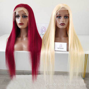 Transparent HD Full Lace Human Hair Wigs,Brazilian 360 Lace Frontal Wigs,13x6 Human Hair HD Lace Front Wigs For Black Women